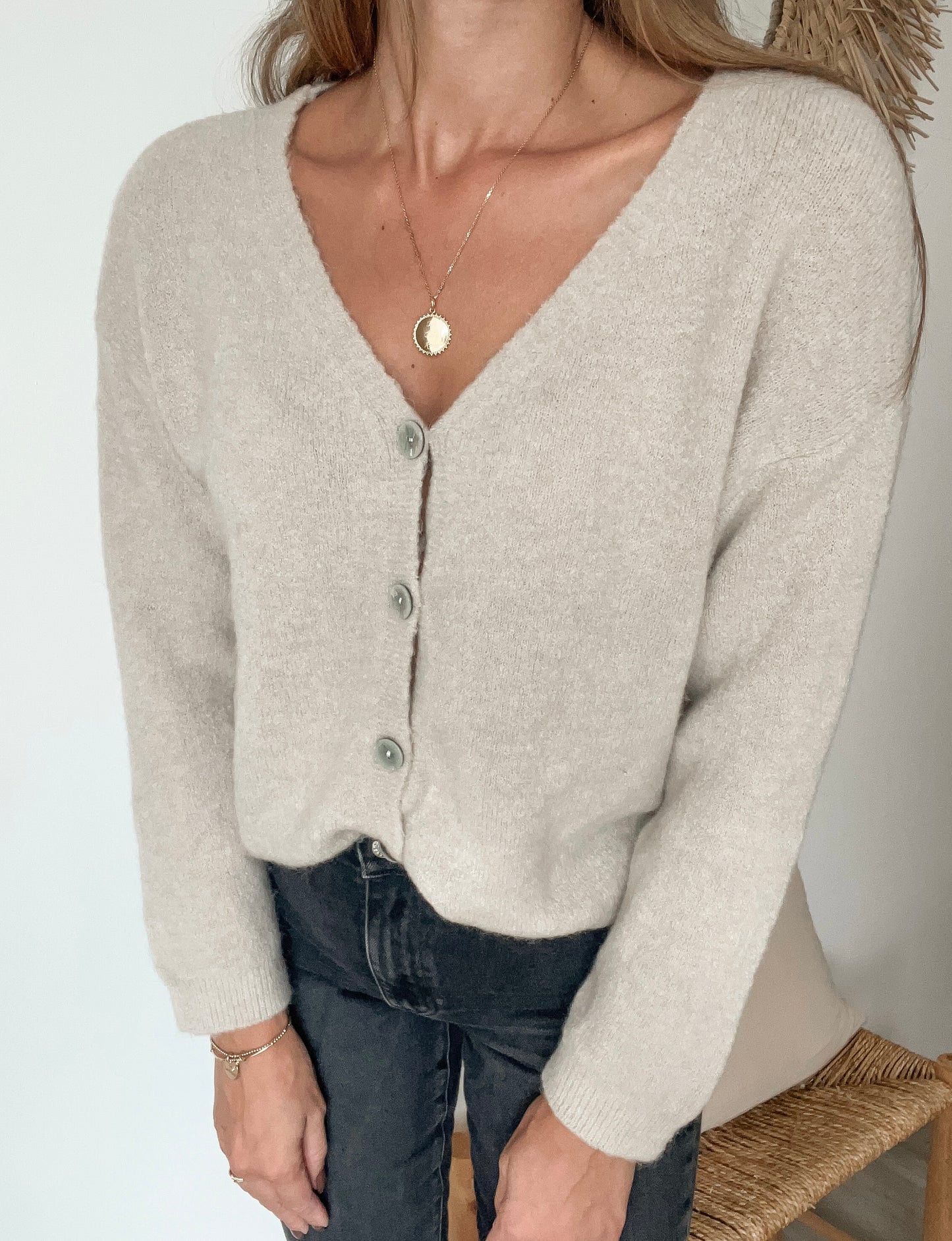 Gilet Tout doux Alpaga - Beige