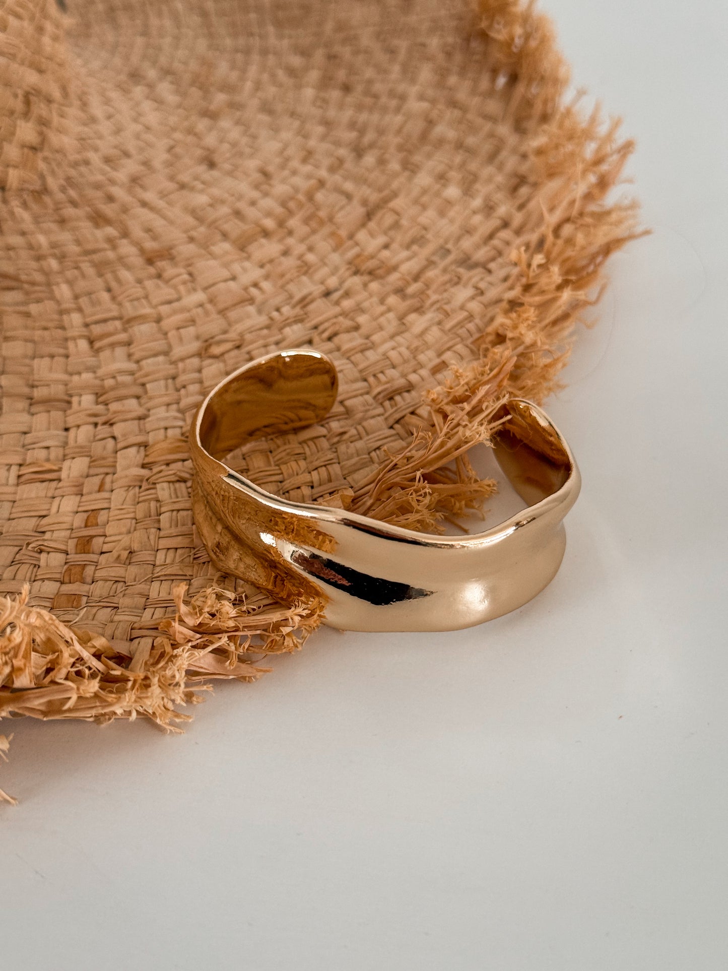 Bracelet jonc doré