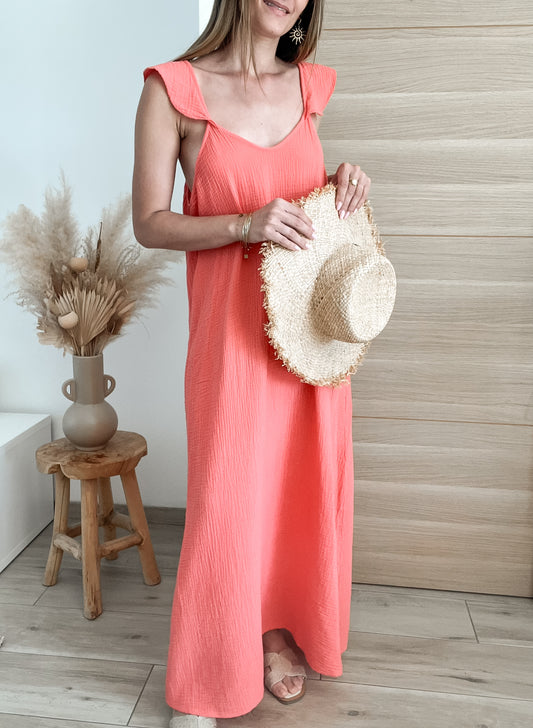 Robe Mélia - Corail